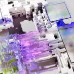 Decorative image: A complex structure, representative of data passing through a system as per an artifical neural network. Artist: Rose Pilkington.