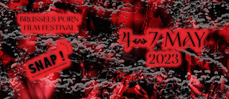 The official image of the BxlPFF and SNAP! film festival stating that the dates are 4-7 May 2023.