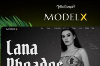 ModelX - Vicetemple website themes